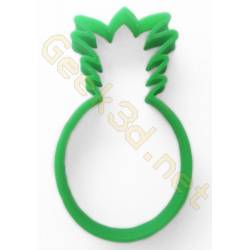 Cookie cutter Pineapple Ananas green