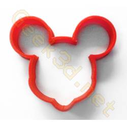 Cookie cutter Mickey Mouse red