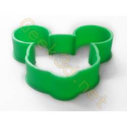 Cookie cutter Mickey Mouse green
