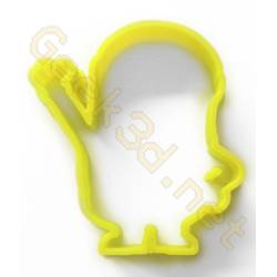 Cookie cutter Minion yellow