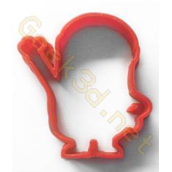 Cookie cutter Minion red