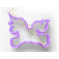 Cookie cutter Unicorn purple